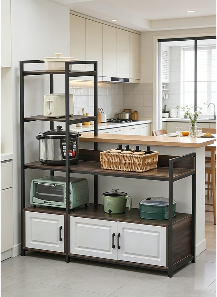 OASIS DESERT Multi-Level Drawer-Style Storage Rack, Multi-Level Storage Cabinet For Kitchen Supplies, Home Living Room Storage Rack, Bedroom Clutter Organizer, Floor-Standing Type - Image 4